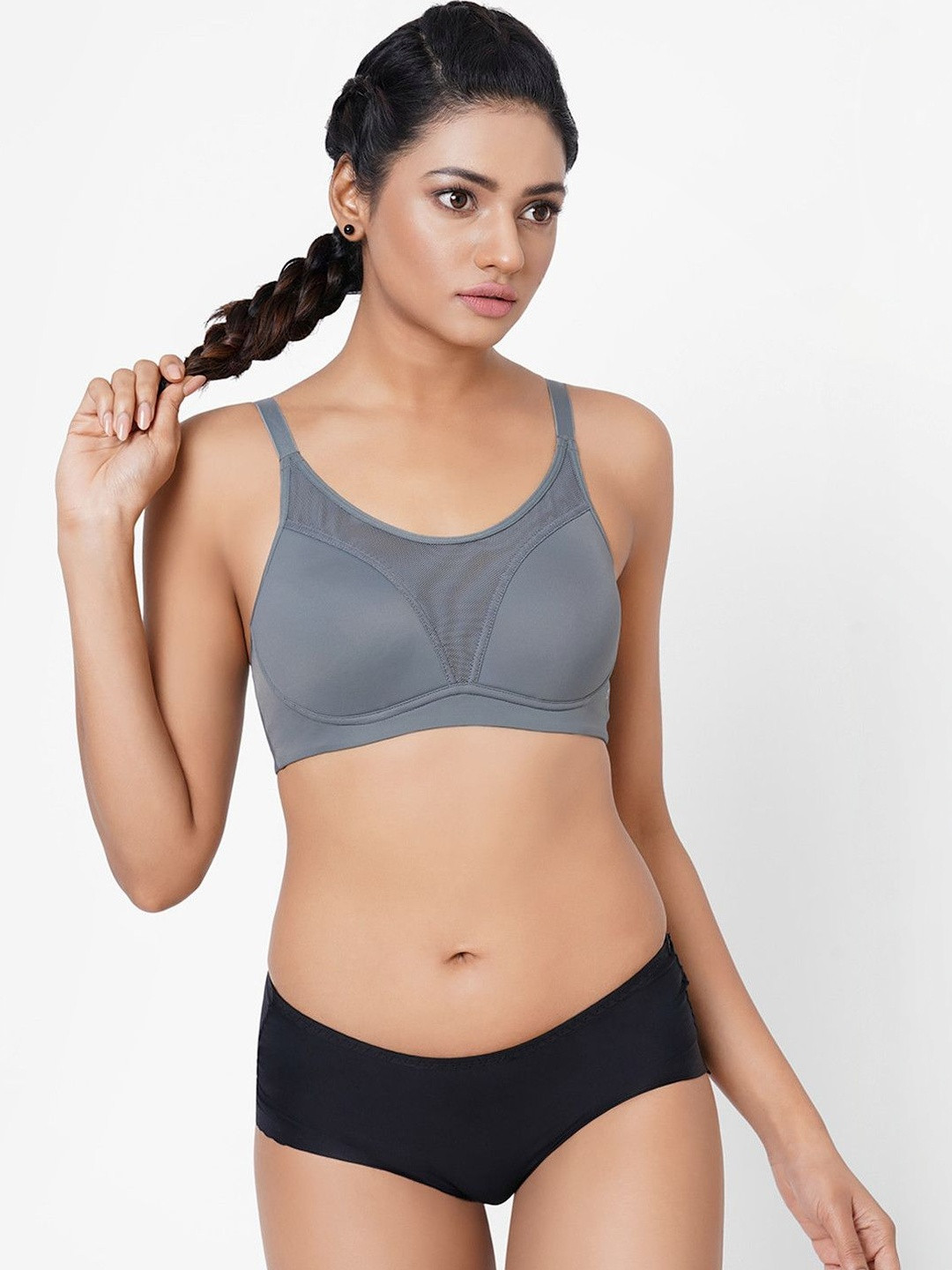 Wacoal Women Asean Sports Padded Non-Wired Full Coverage Sports Bra