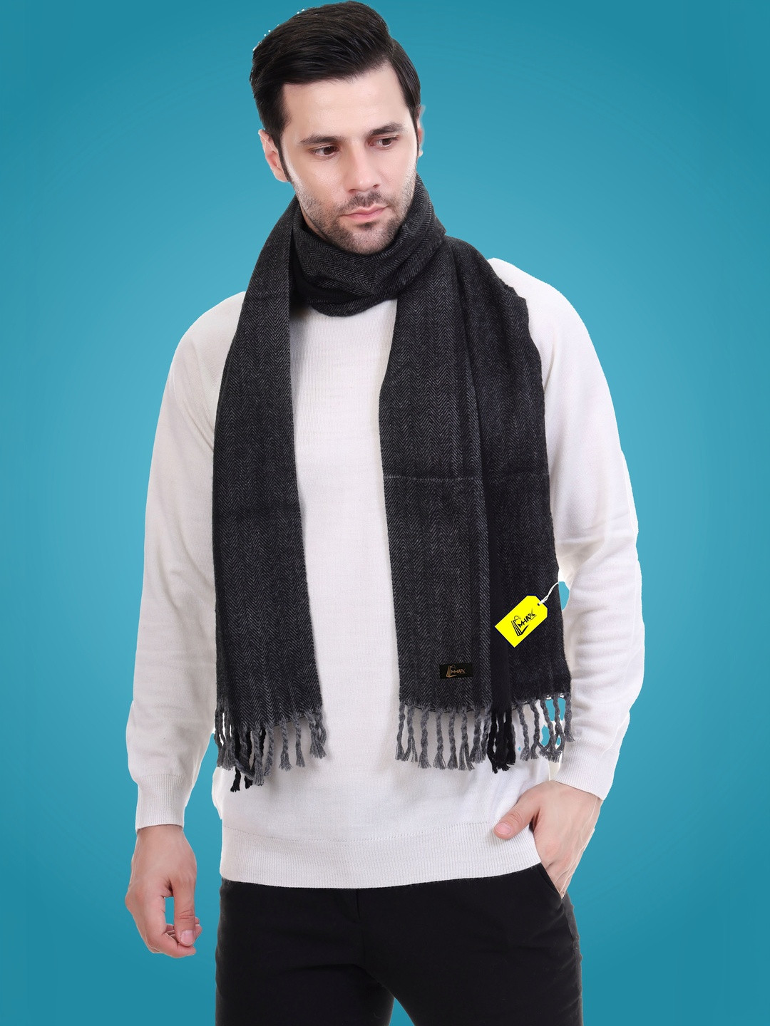 MHAX Men Merino Wool Mufflers