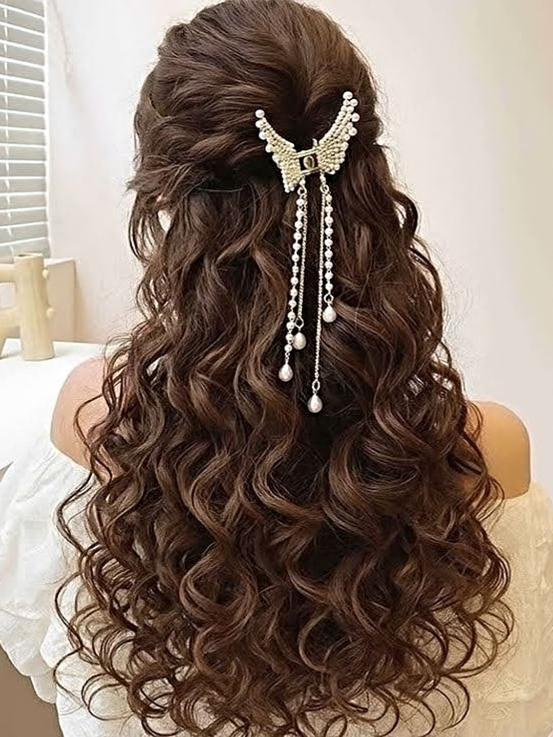 Proplady Embellished Butterfly Hair Claw Clip