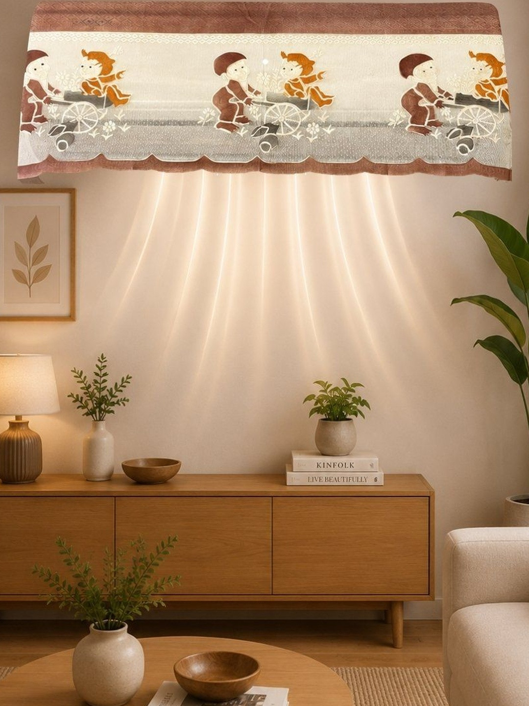 Lala Maneet Cotton Net 1.5 Ton Indoor Split Ac Cover