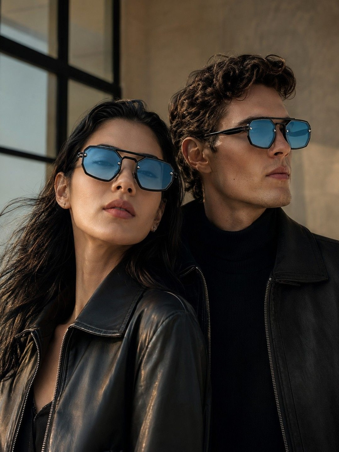 The Roadster Lifestyle Co Unisex UV Protected Octagon Sunglasses