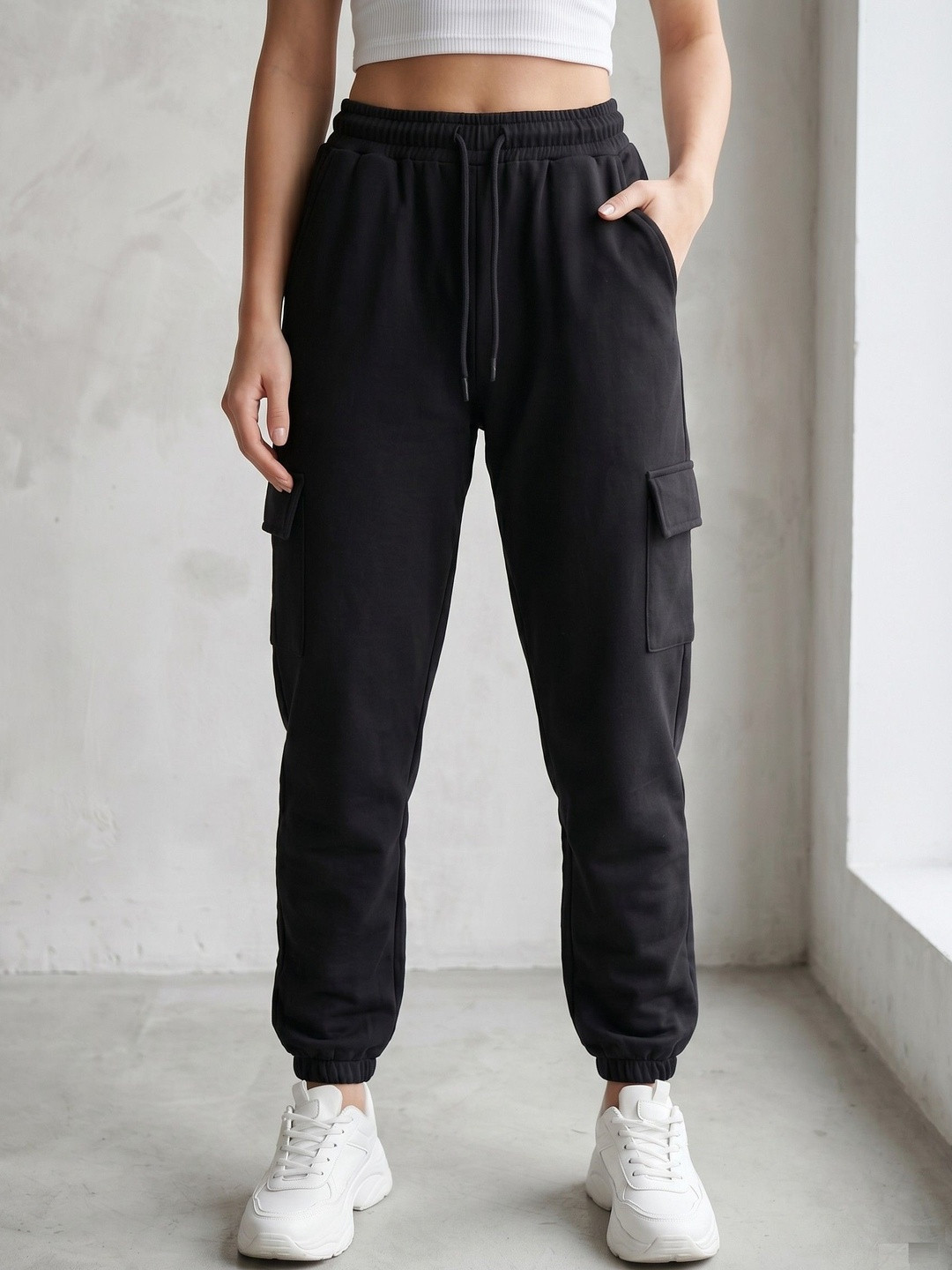 Wineberry Women Regular Fit Cargos