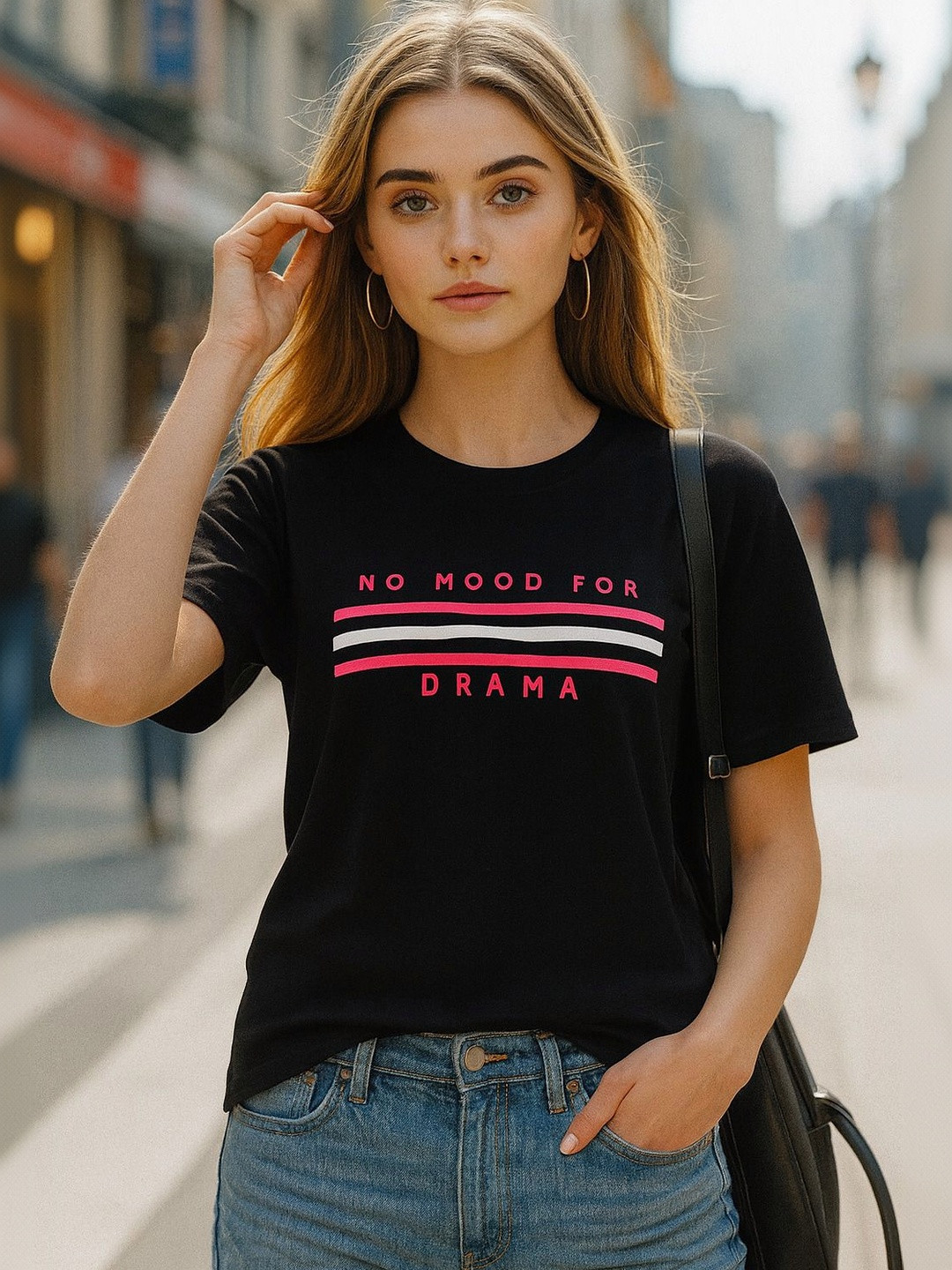 Miss & Chief Women Typography Printed T-shirt
