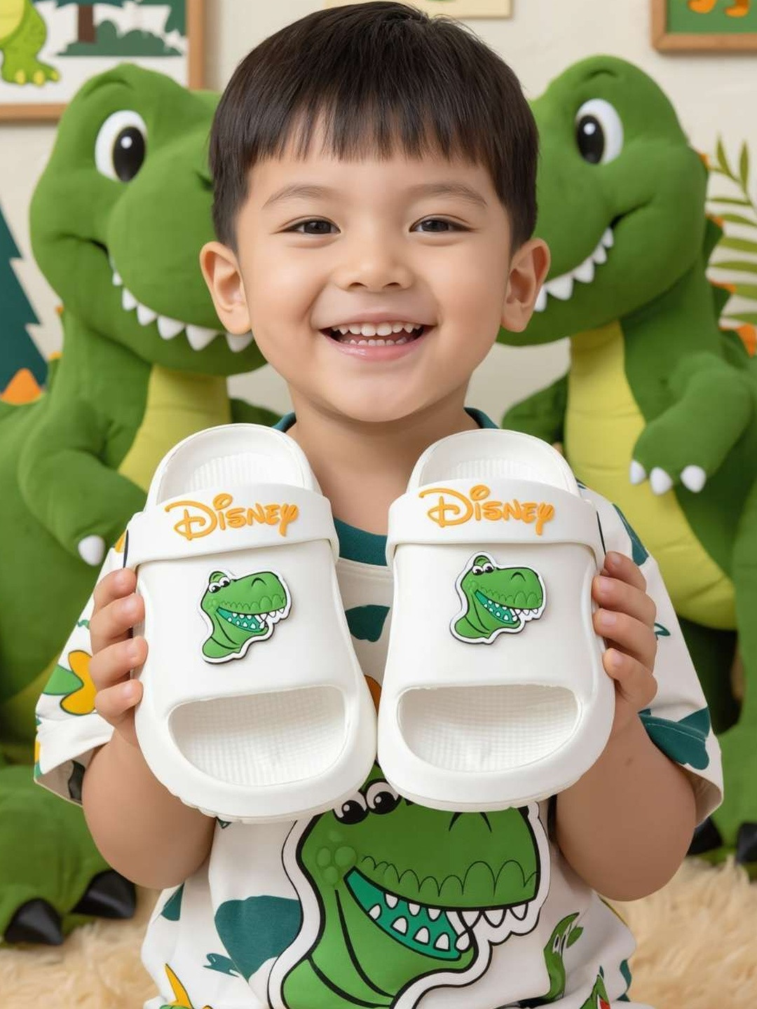 BAESD Disney Pixar Toy Story Rex Character Sandals
