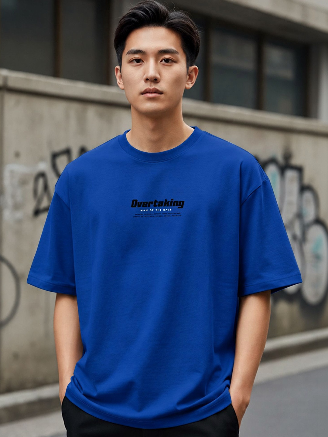 JUMPCUTS Men Graphic Printed Cotton T-shirt