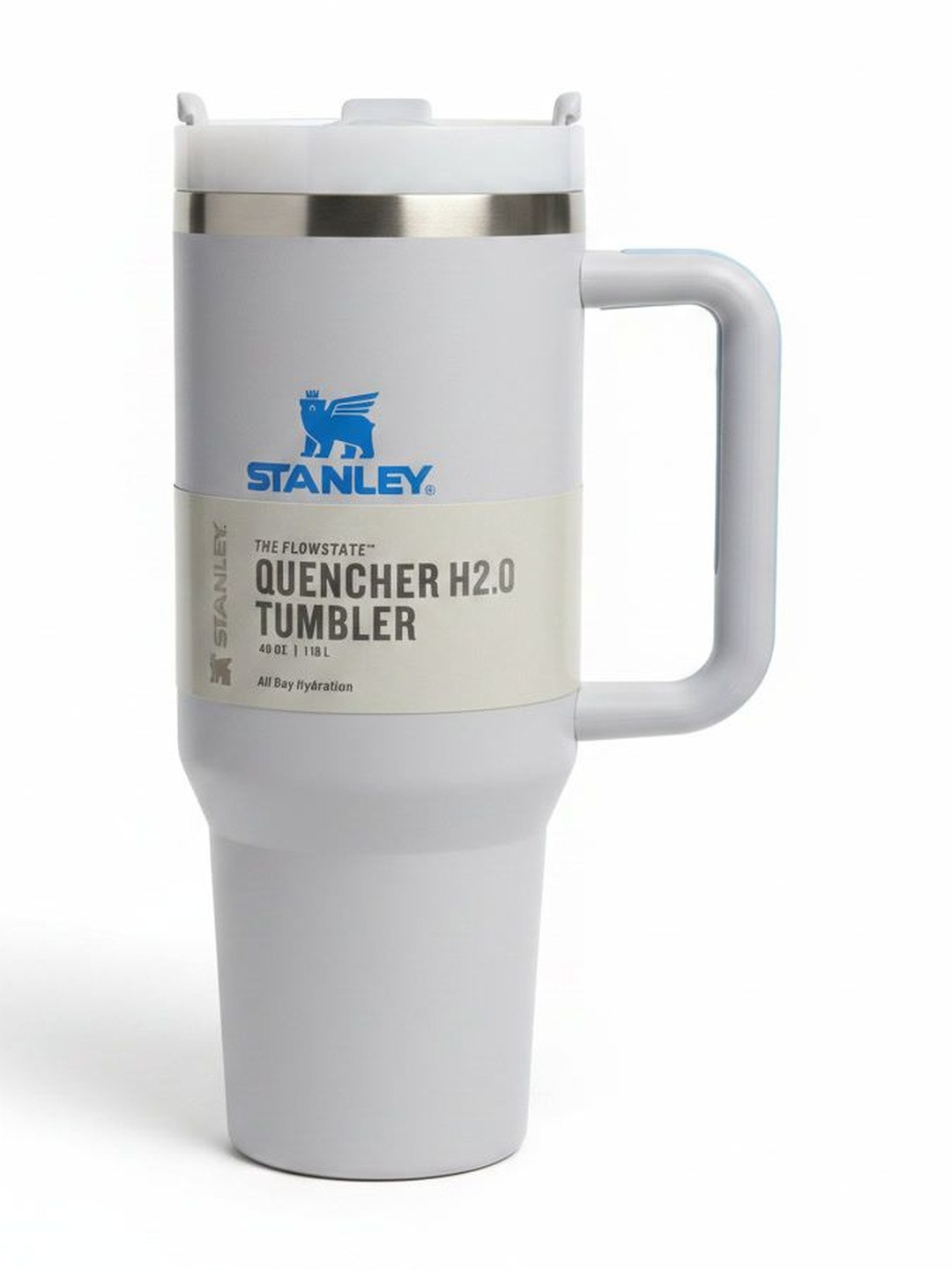 STANLEY Grey & White Single Stainless Steel Solid Double Wall Vacuum Water Bottle