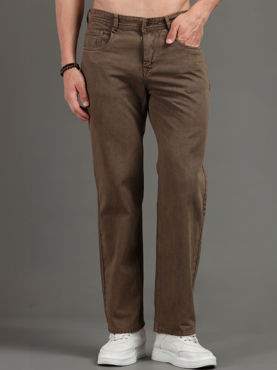 R.Code by The Roadster Life Co. Men Loose Mid-Rise Jeans