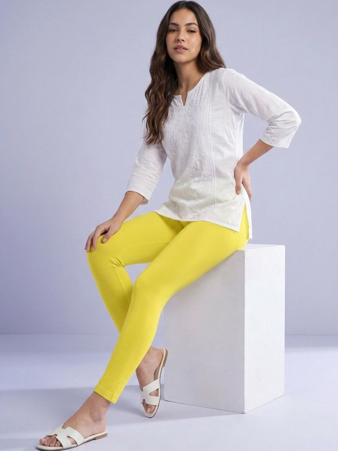 EMI Womens Buttercup Ankle Length Leggings