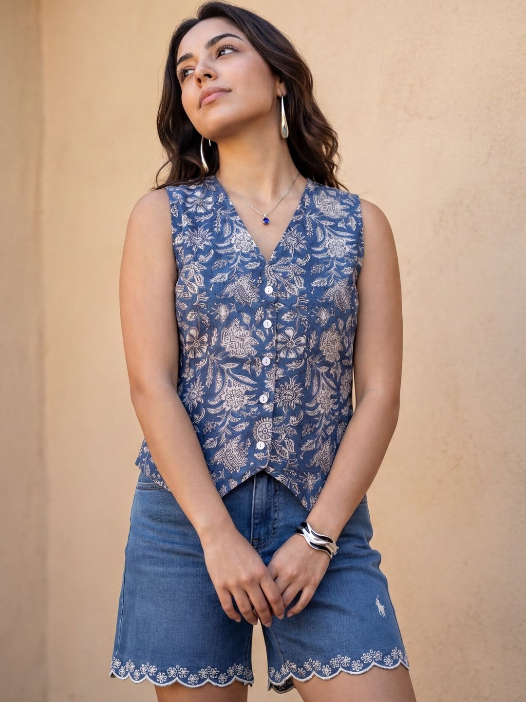 Klotden Floral Print Top
