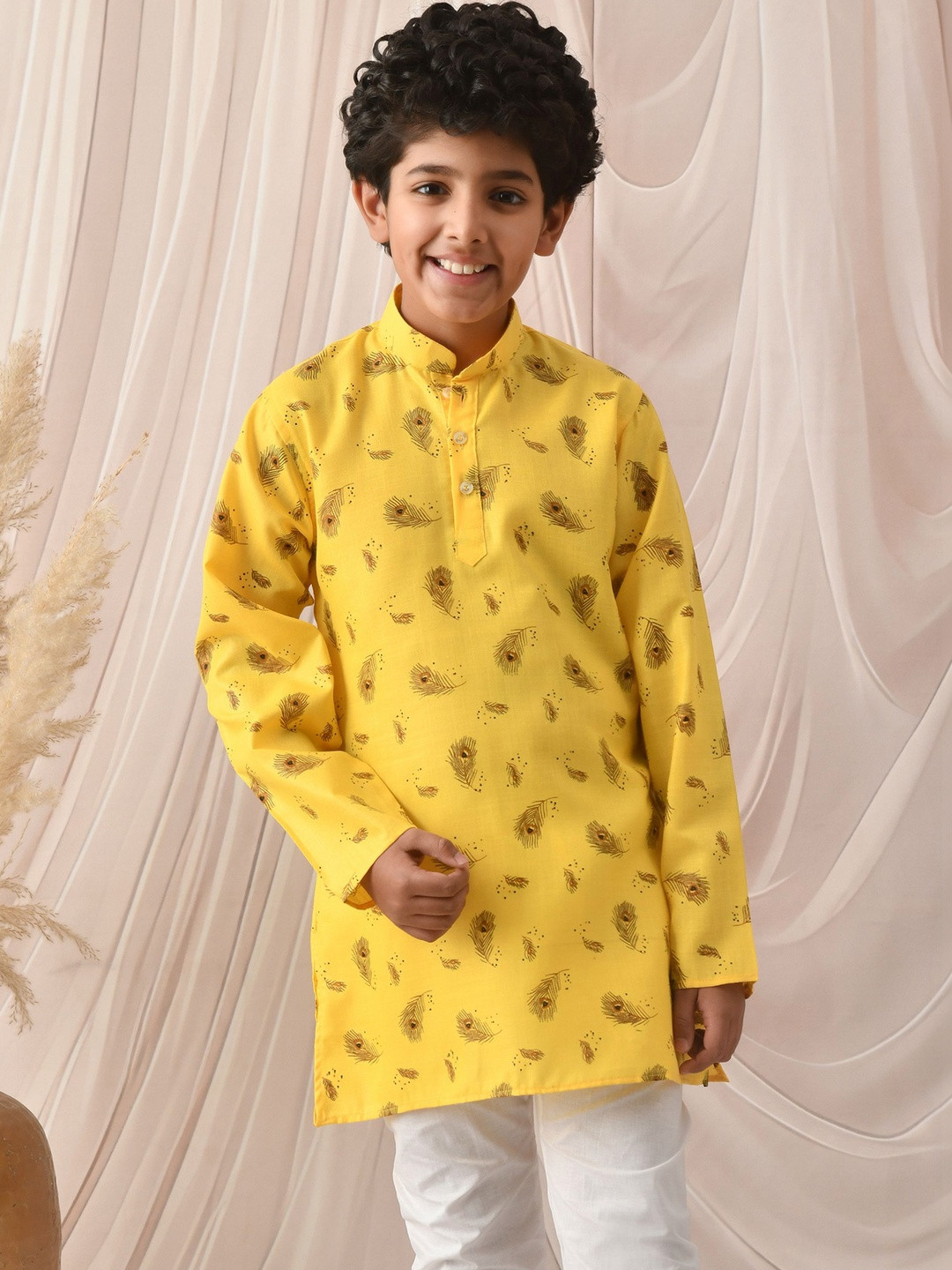 joley poley Boys Ethnic Motifs Printed Kurta
