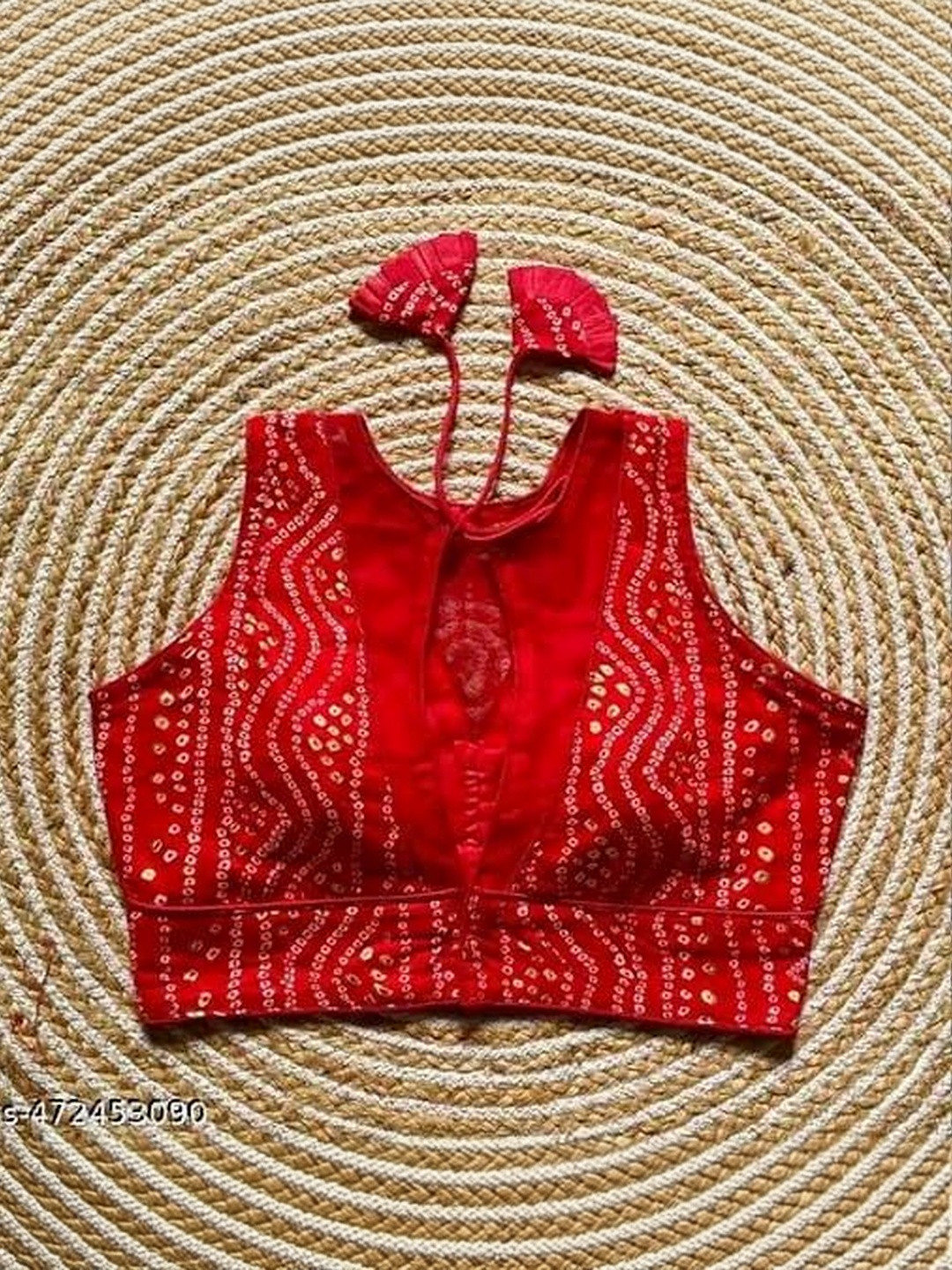 Apexaura Cotton Printed Saree Blouse