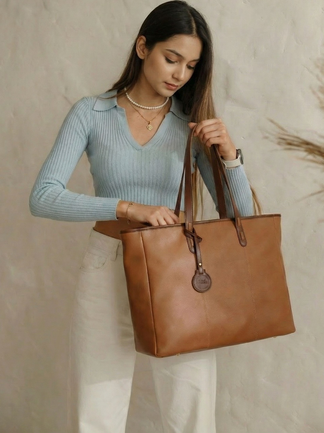 Toteteca PU Structured Tote Bag