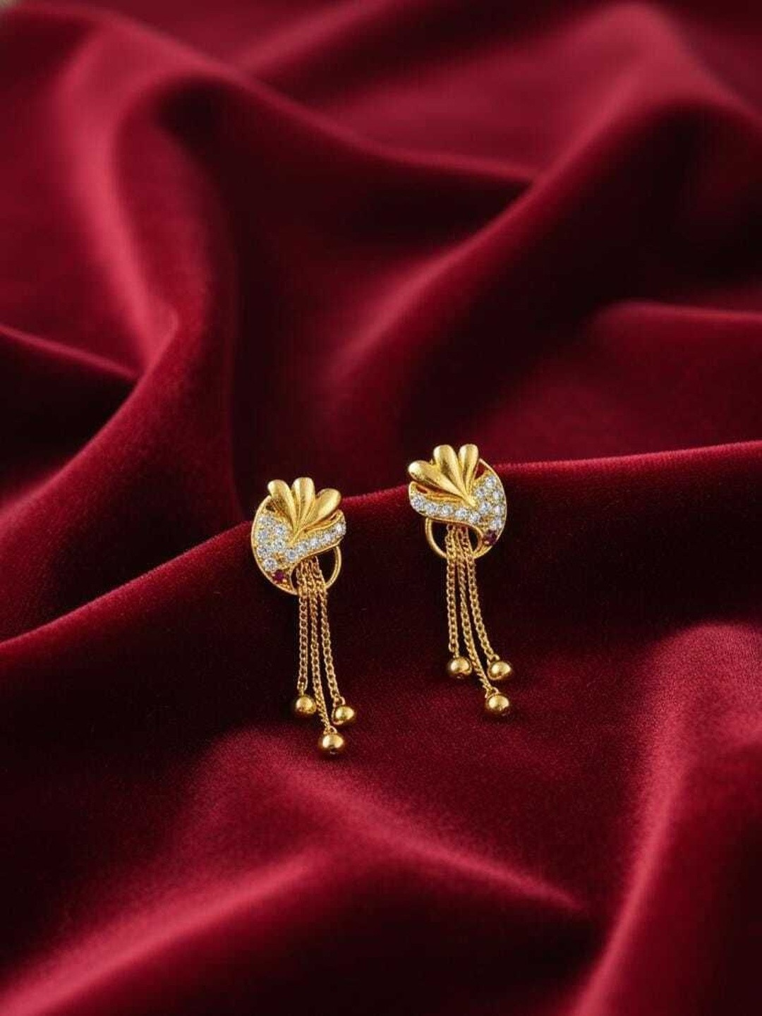 DEESHINE Floral Drop Earrings