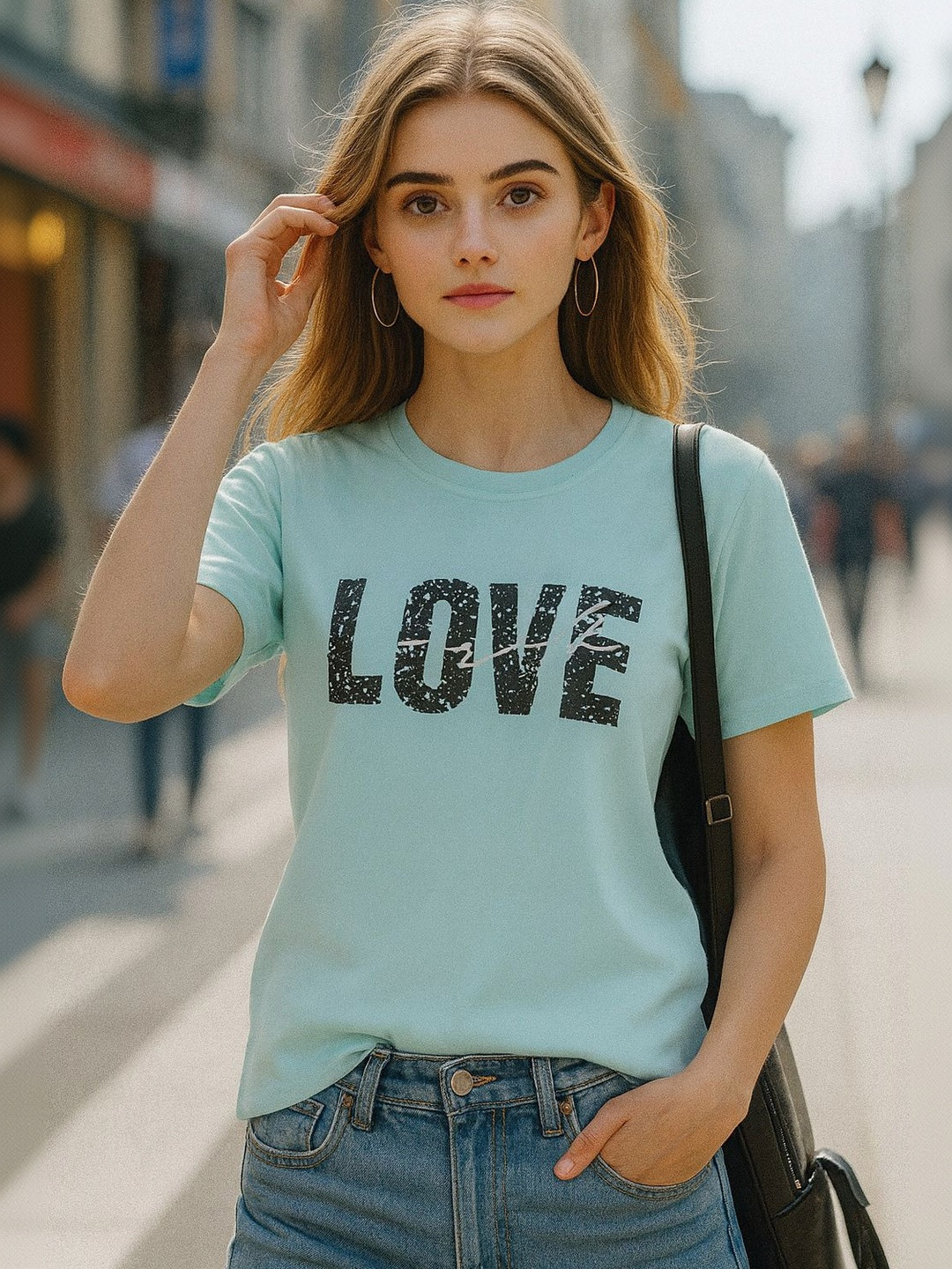 Miss & Chief Women Typography Printed T-shirt