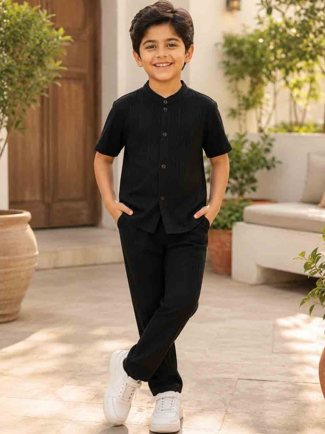 DANFORTH Boys Shirt with Trousers