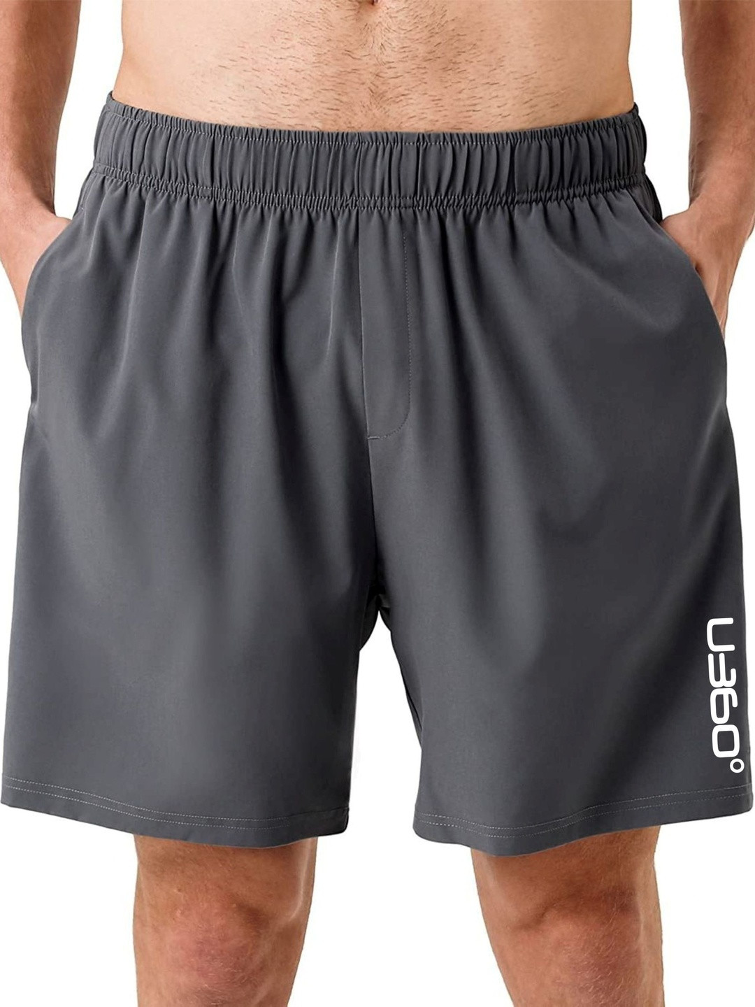U360 Men Brandlogo Printed Sports Shorts