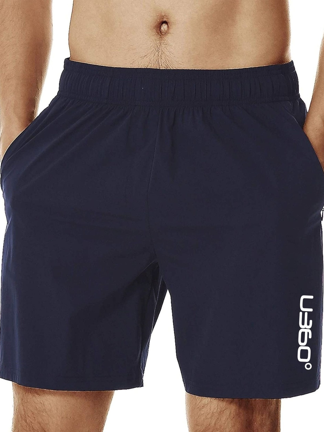 U360 Men Brandlogo Printed Sports Shorts