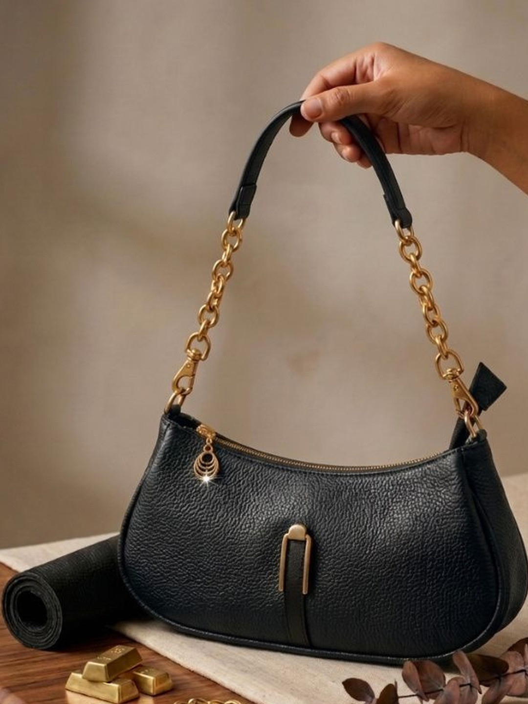 Inaxa Textured PU Sling Bag