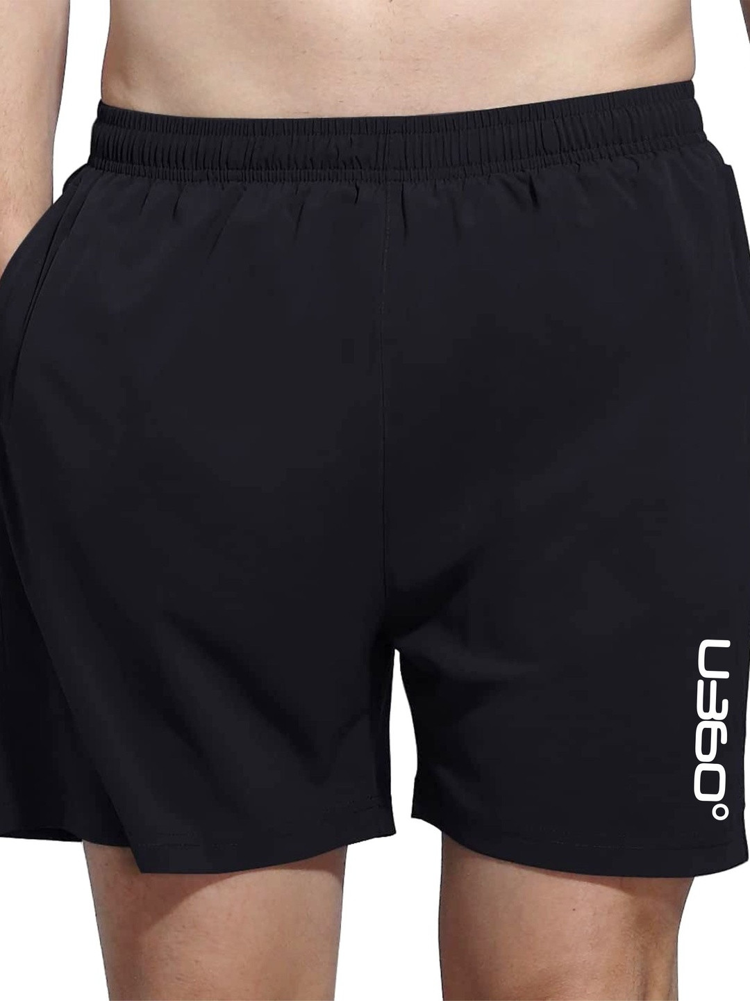 U360 Men Brandlogo Printed Sports Shorts