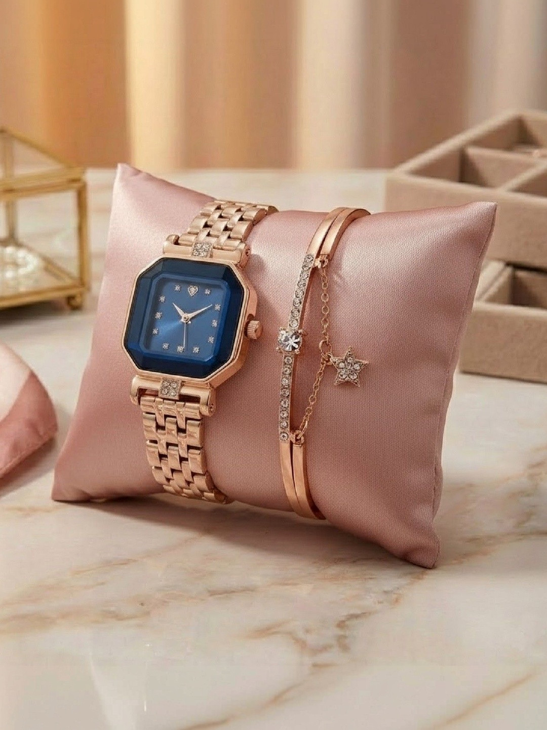 Moda Rapido Bracelet Style Straps Analogue Watch Moda Angle Blue&Star BraceletMG