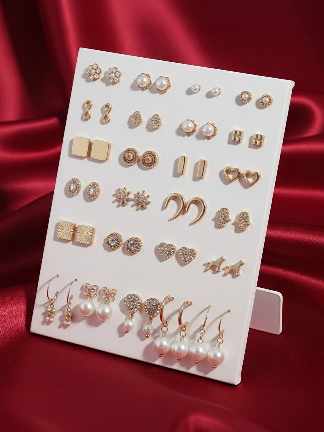 Zaphariq Geometric Studs Earrings