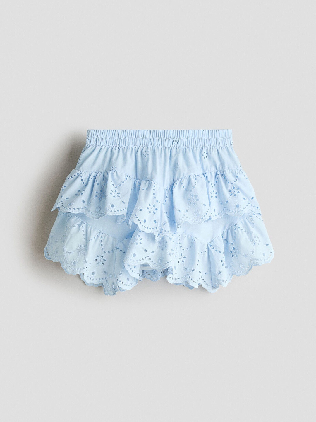 H&M Broderie Anglaise Cotton Skirt