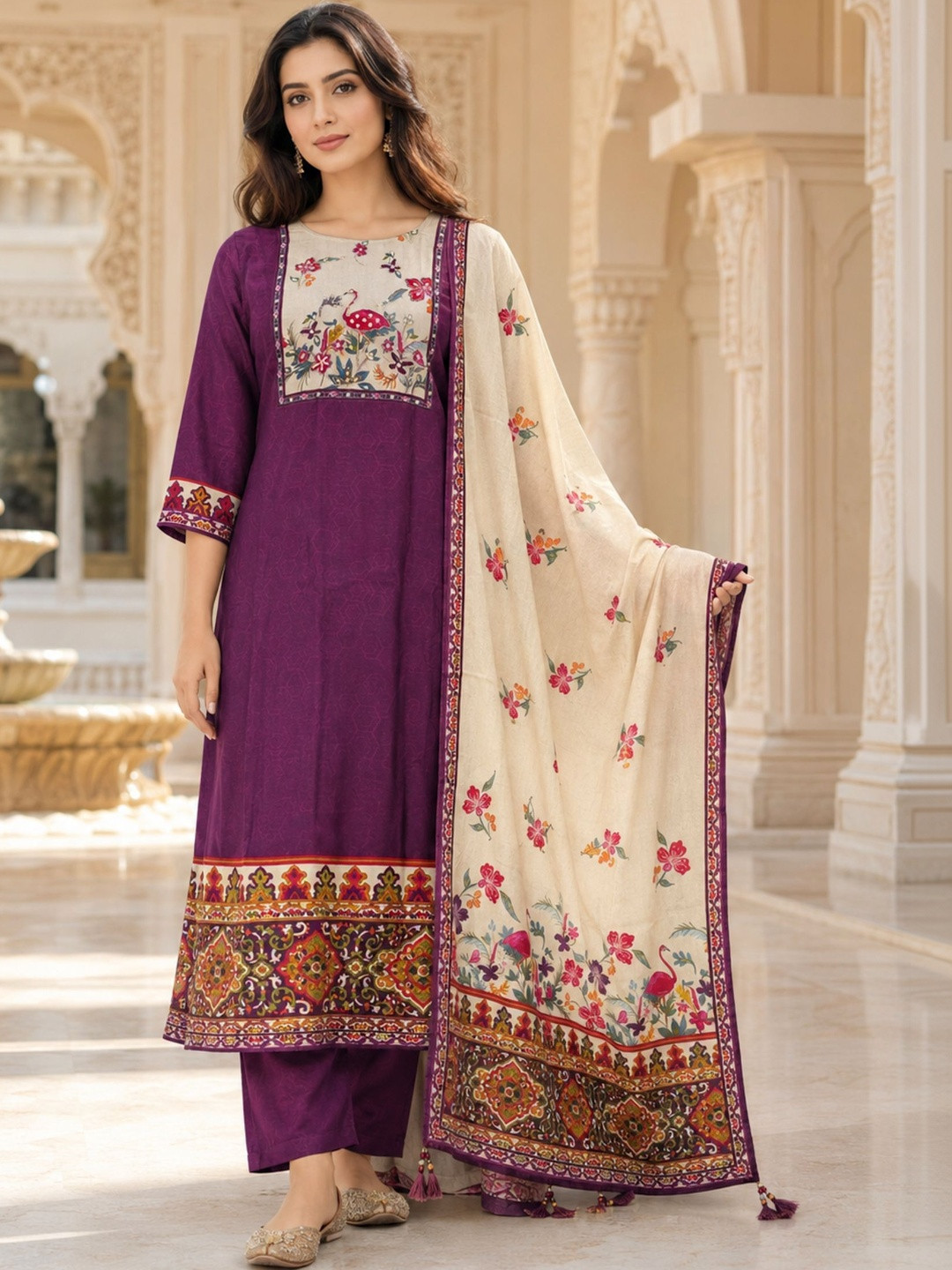 Geetha Creation Women Silk Blend