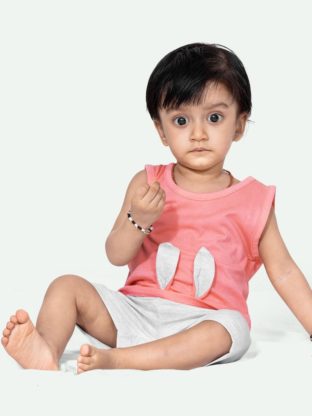 ariel Unisex Kids Printed T-shirt with Shorts