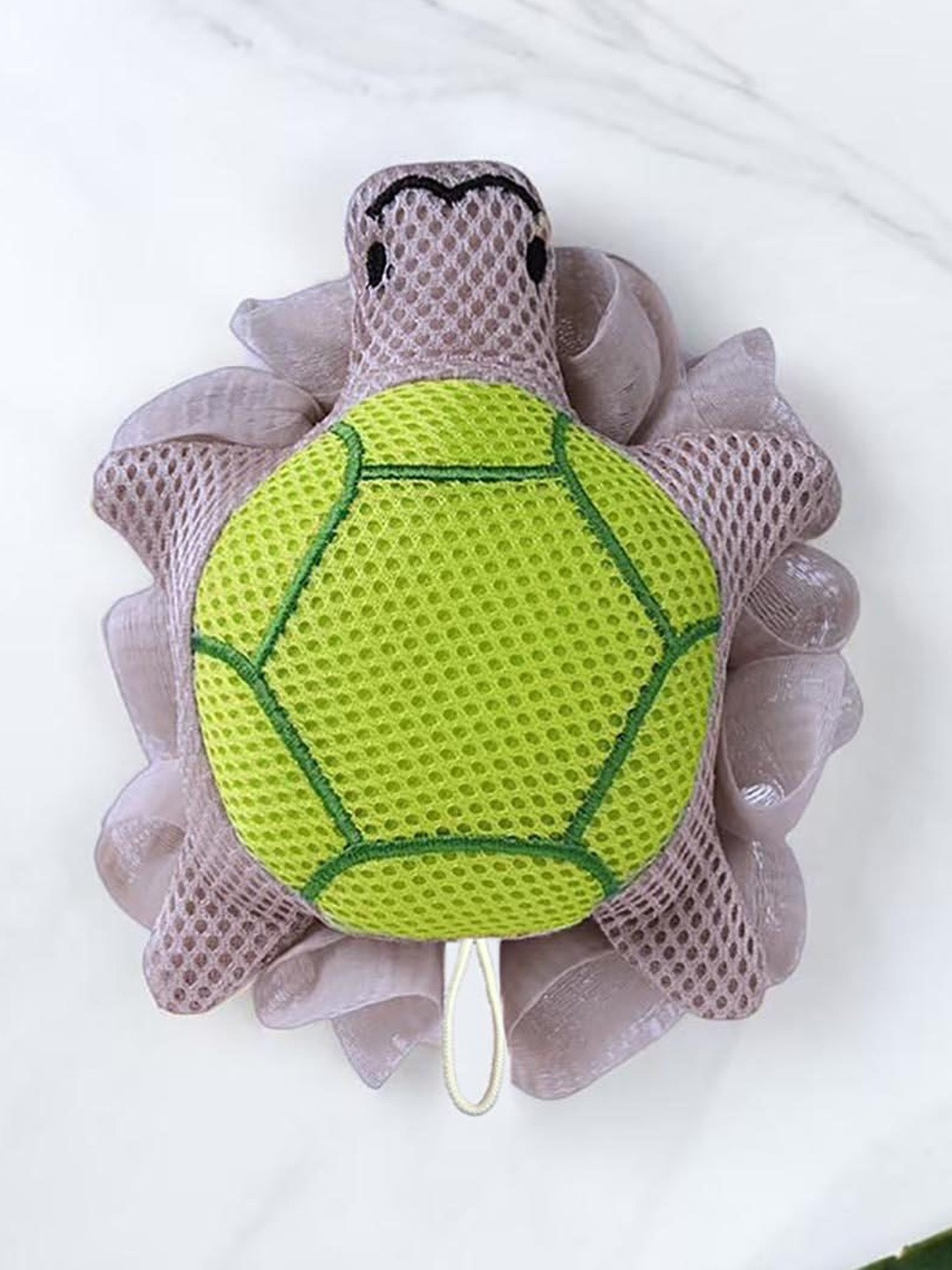 LUXEHOME INTERNATIONAL Turtle Pattern Exfoliating Body Scrubber