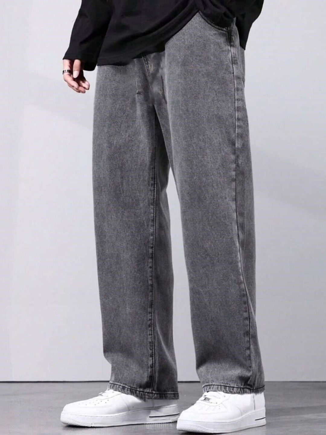 Moda Rapido Men Classic Straight Fit Mid-Rise Light Fade Stretchable Jeans