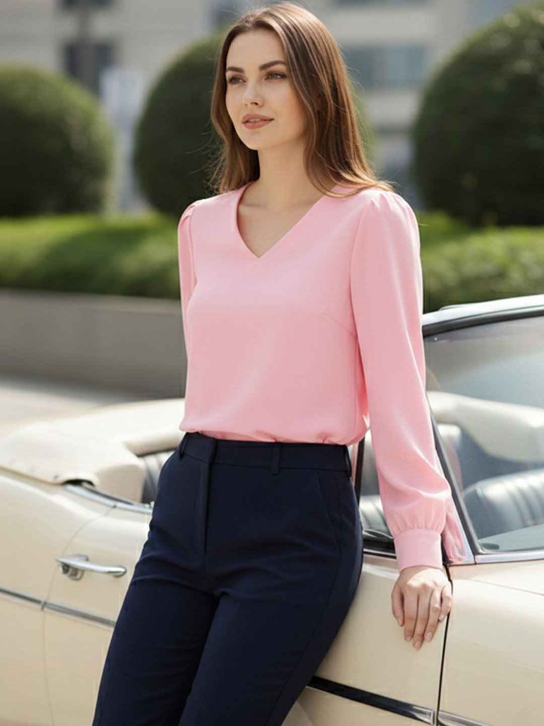 Vashuqi Crepe Top