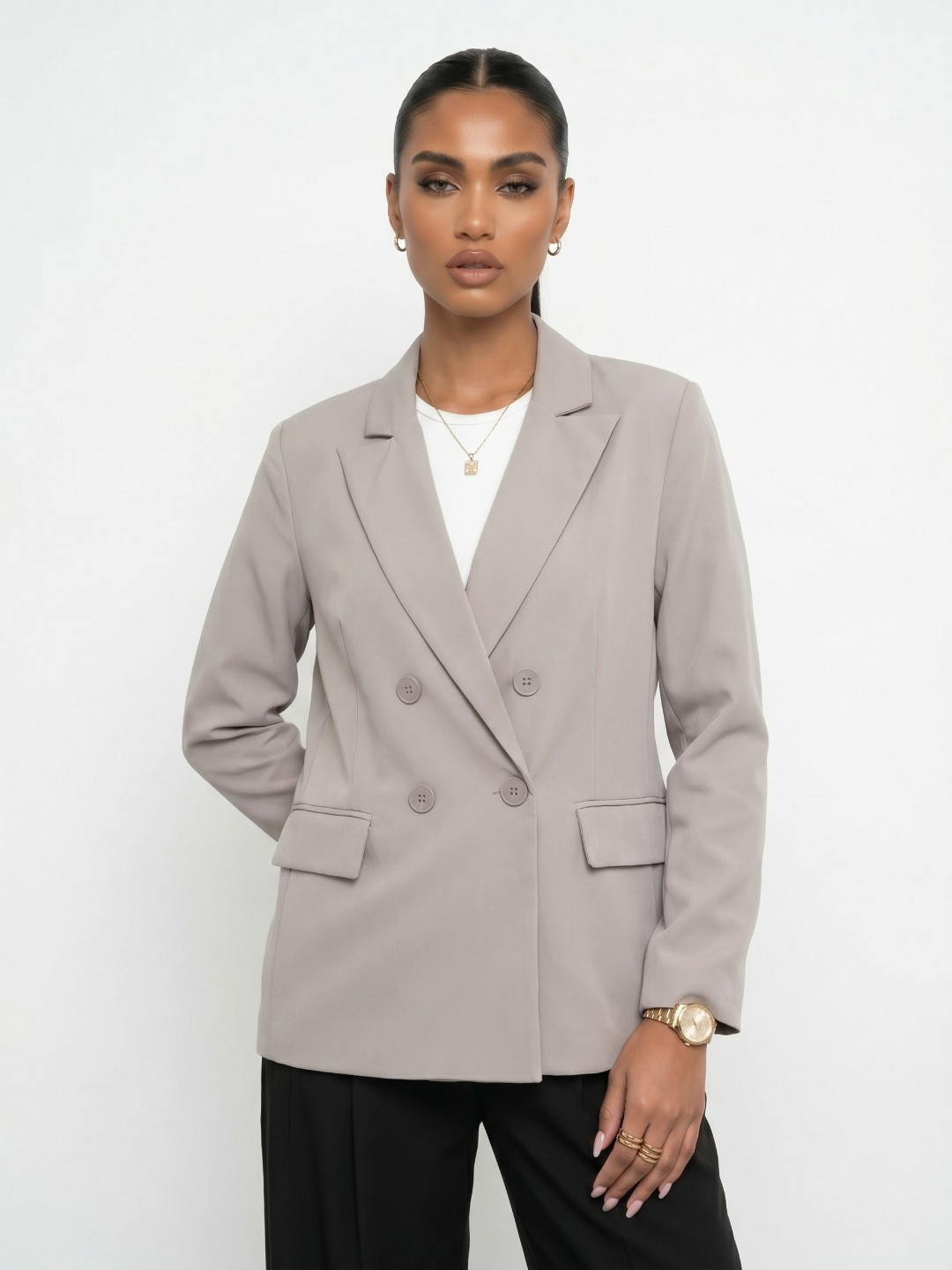Phosphorus Relaxed-Fit Double Breasted Blazer