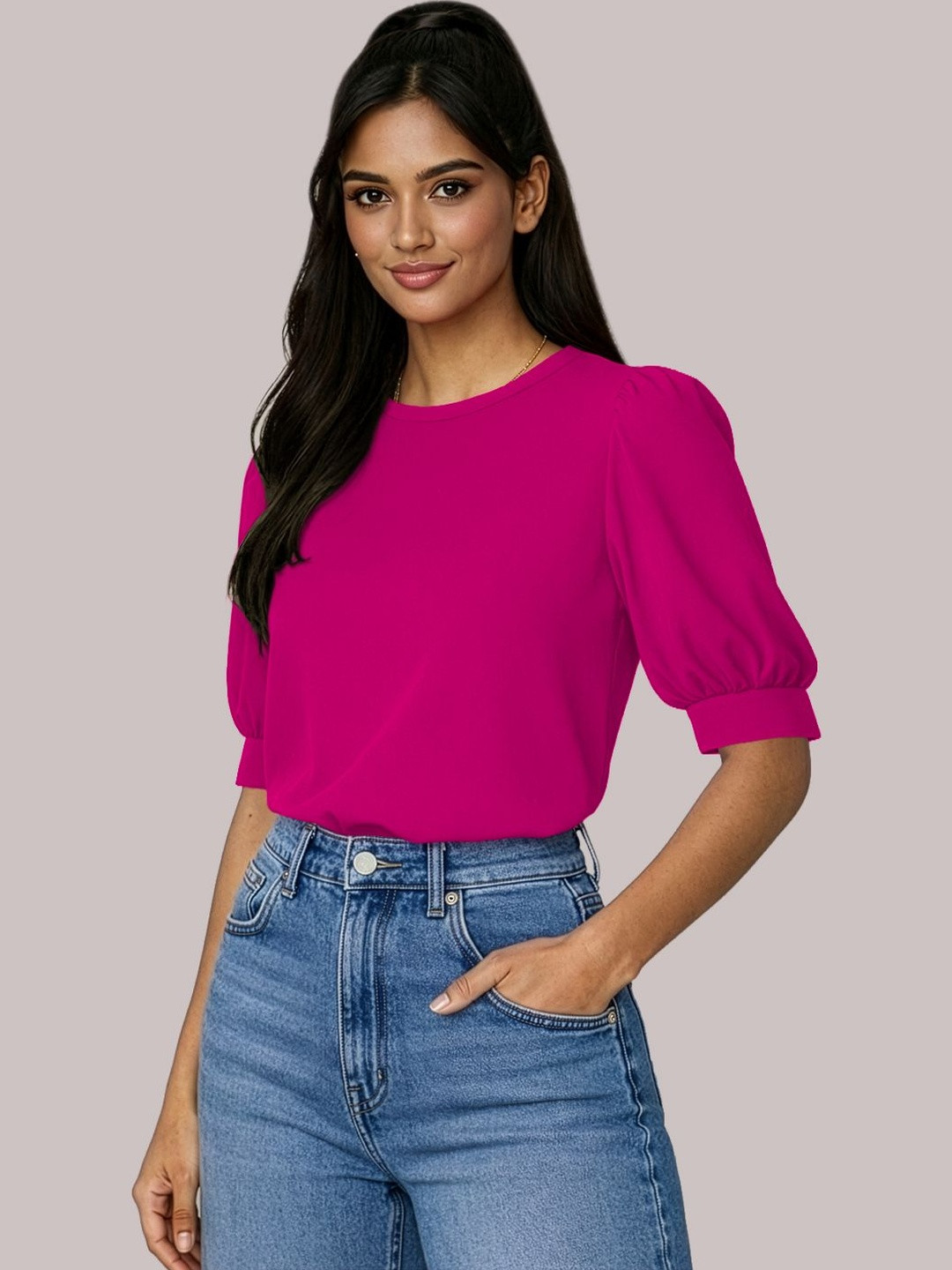 Maheshvi Puff Sleeve Top
