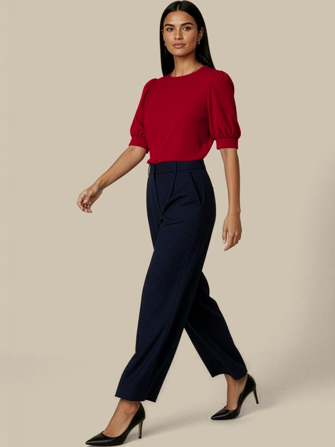 Maheshvi Puff Sleeve Top