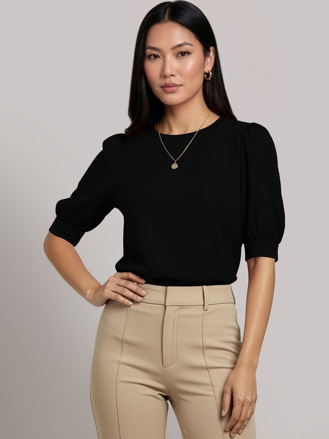Maheshvi Puff Sleeve Top