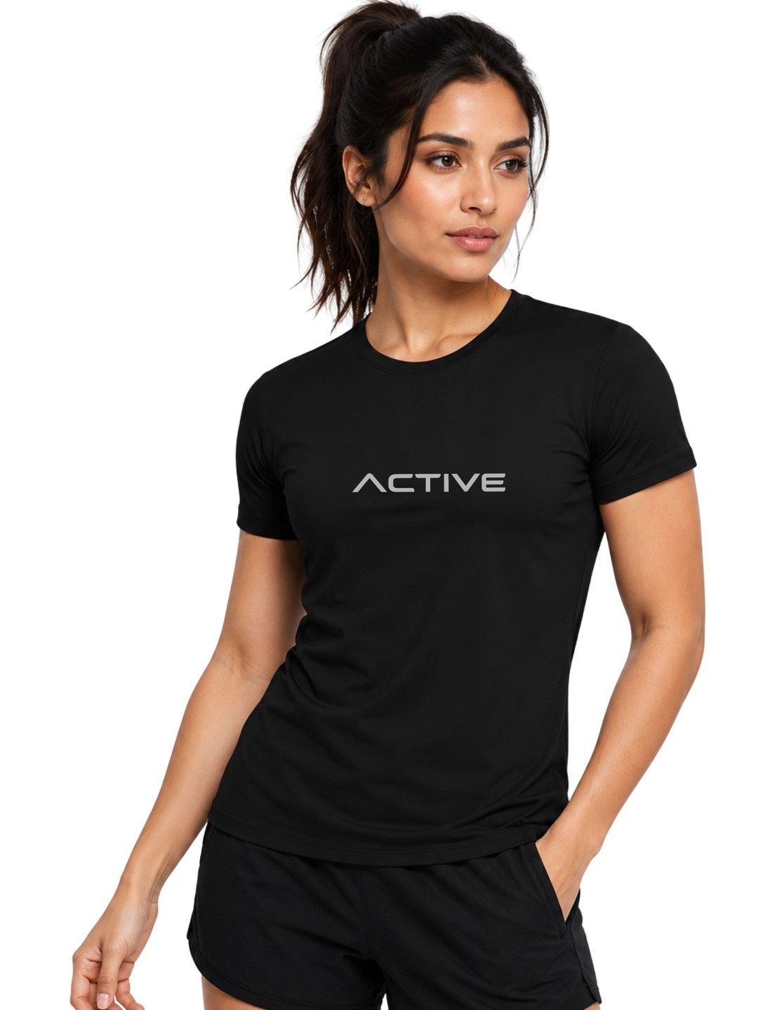 3Colors Women Typography Printed Dri-FIT T-shirt