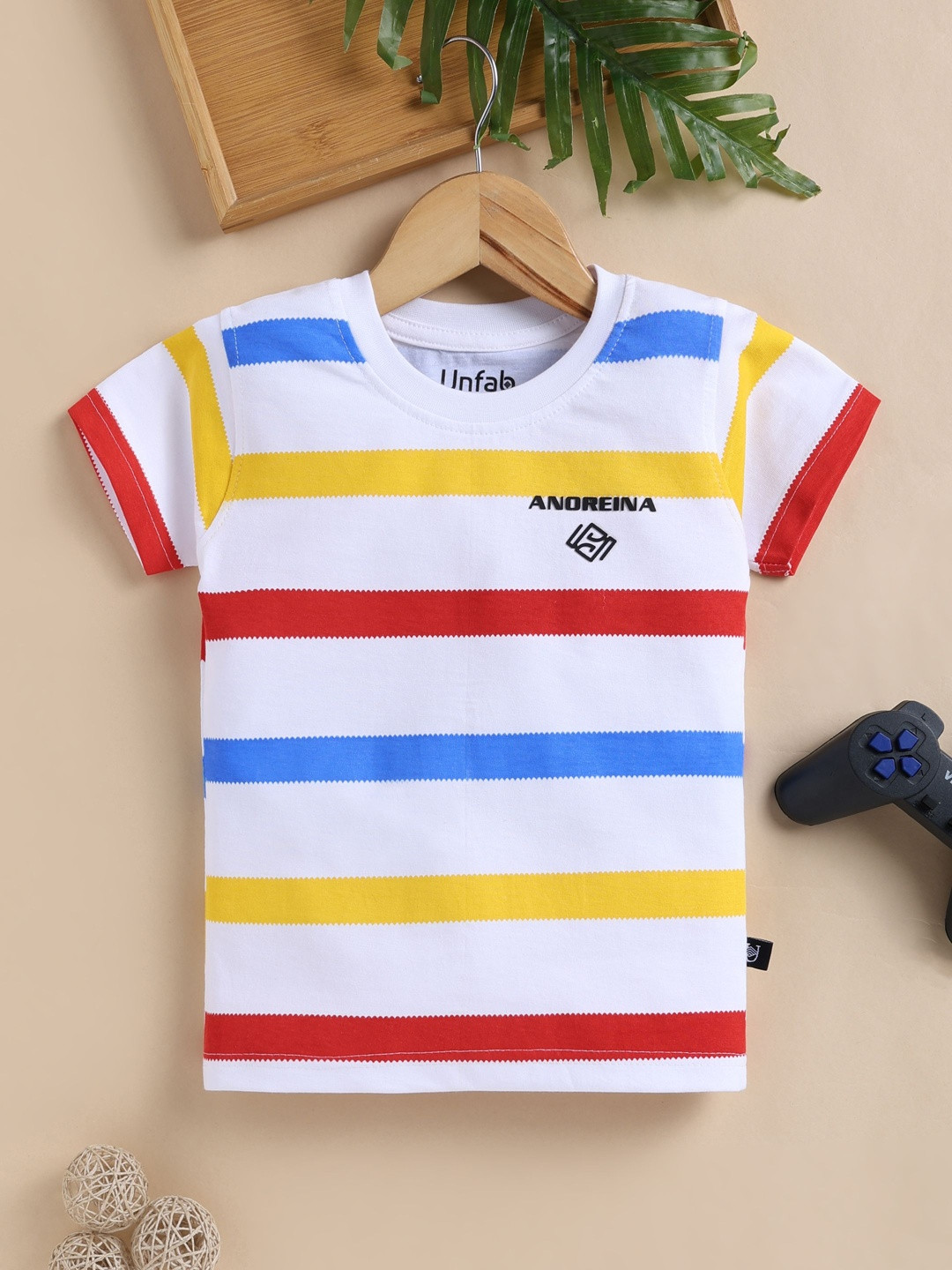 Unfab Boys Striped T-shirt