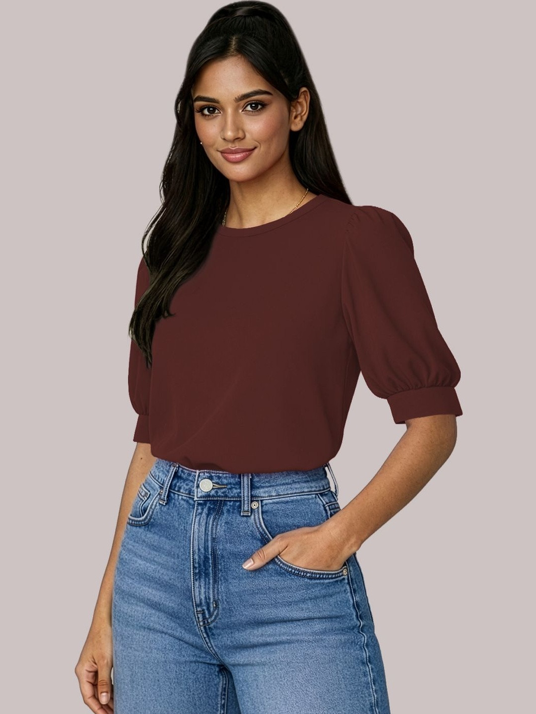 Maheshvi Puff Sleeve Top