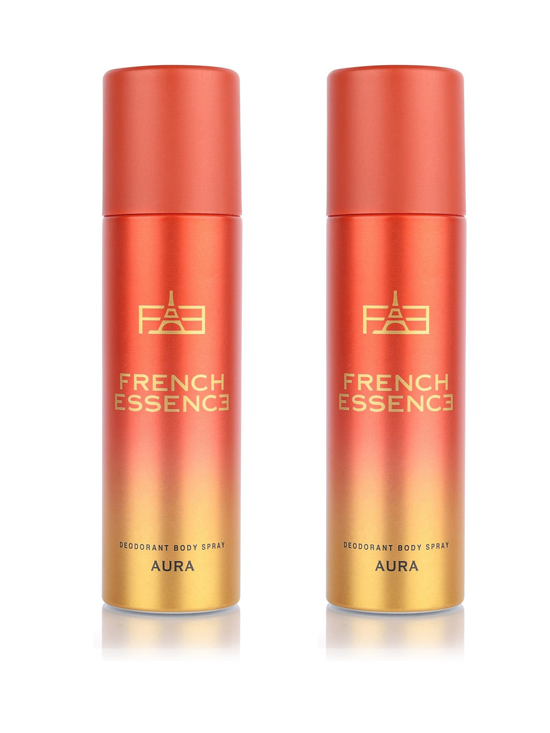 FRENCH ESSENCE Set Of 2 Women Long Lasting Aura Deodorants - 50 ml Each