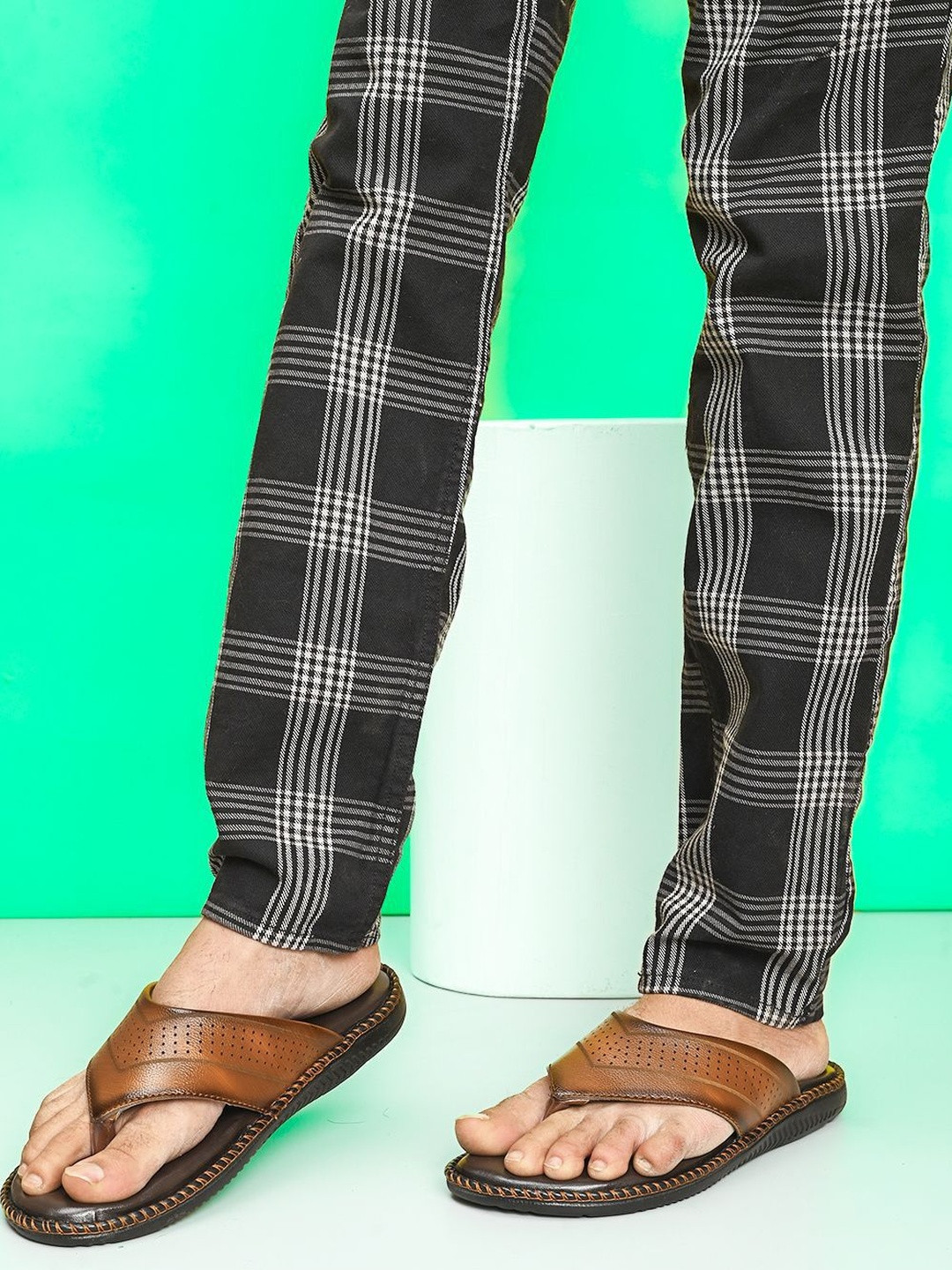 Killer Men Ethnic Leather Comfort Slip-On Sandals