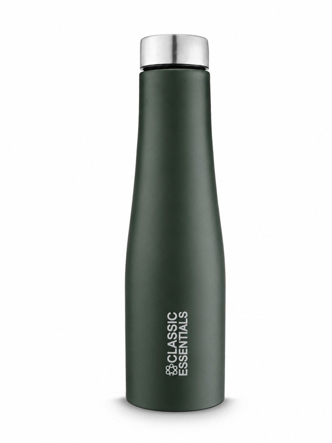 Classic Essentials Green Stainless Steel Single Wall Puro Water Bottle- 1 L