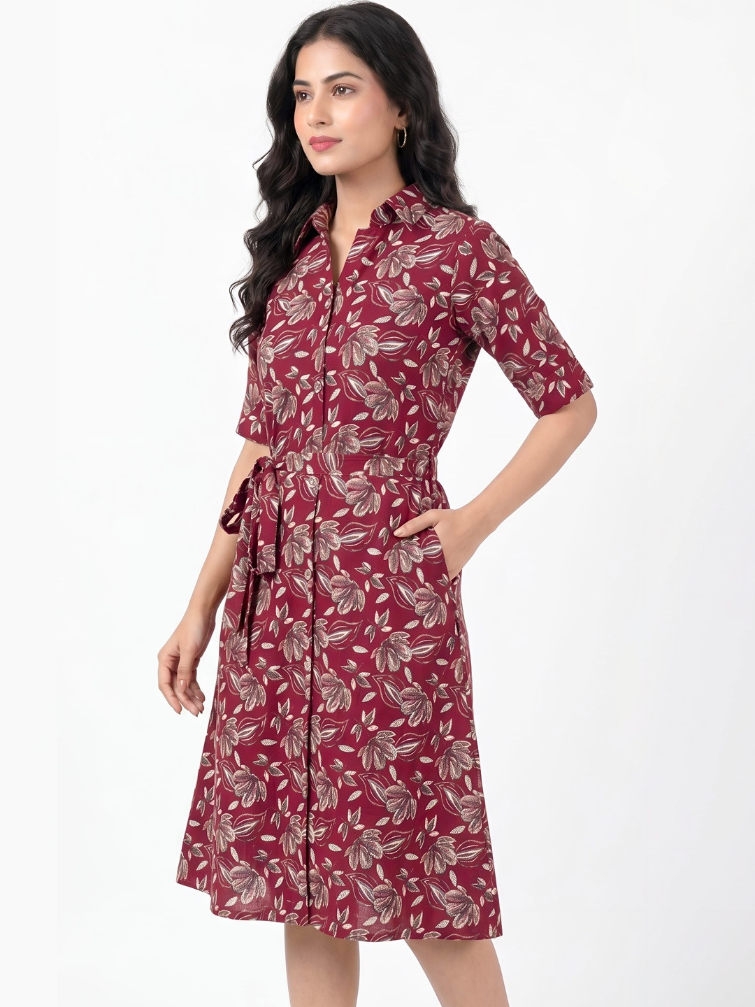 Nakhrelee Women Floral Printed Regular Kurta