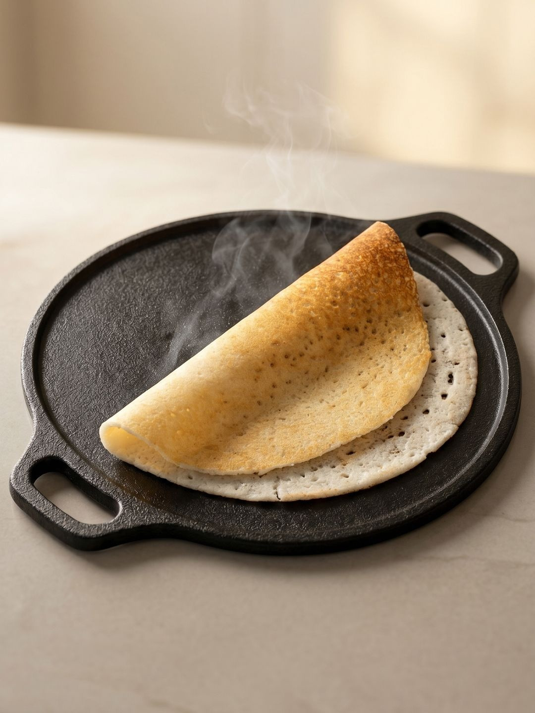 Parage Black Dishwasher Safe Cast Iron Tawa