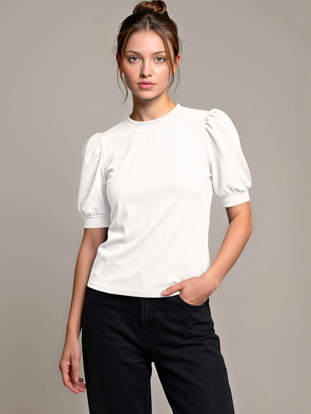 Maheshvi Puff Sleeve Top