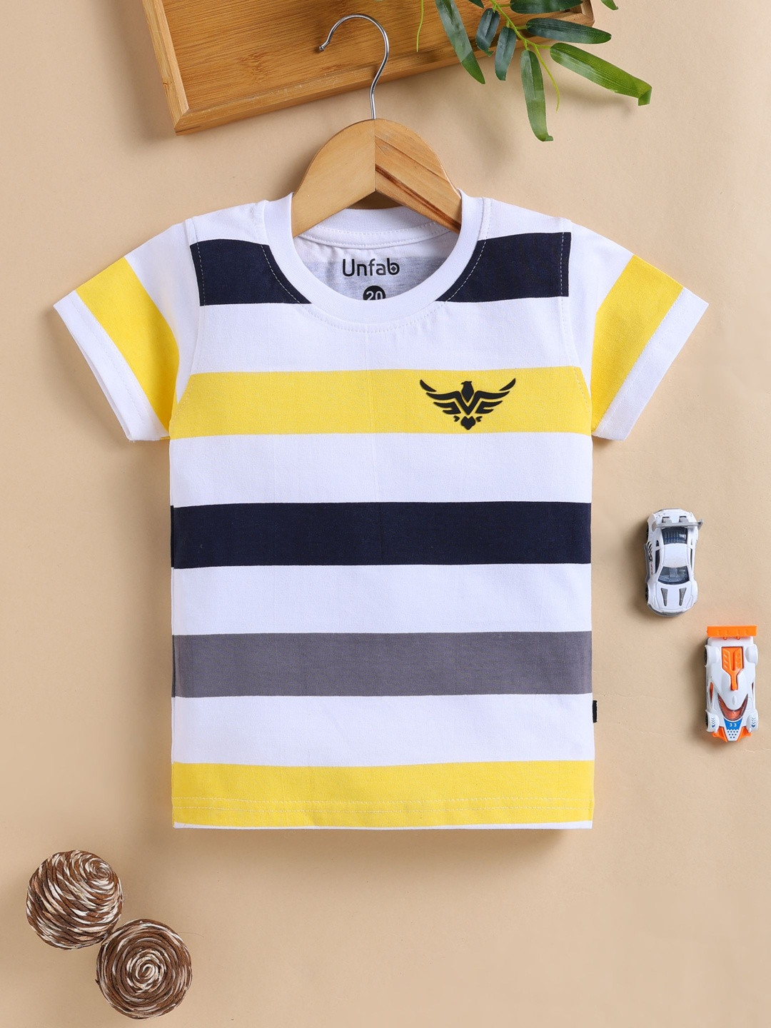 Unfab Boys Striped T-shirt