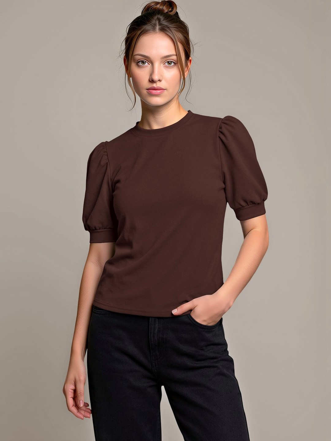 Maheshvi Puff Sleeve Top