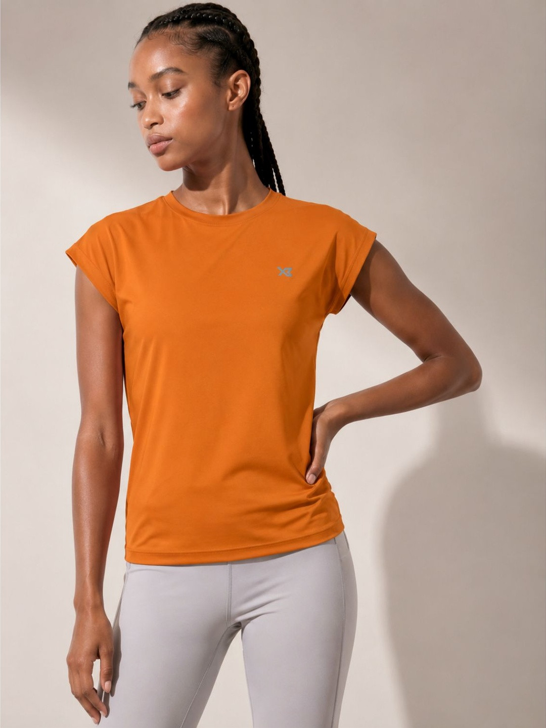 CROSS BENCH Women Brand Logo Anti Odour T-shirt