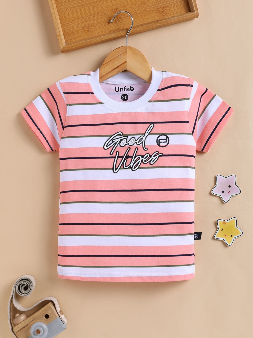 Unfab Boys Striped T-shirt