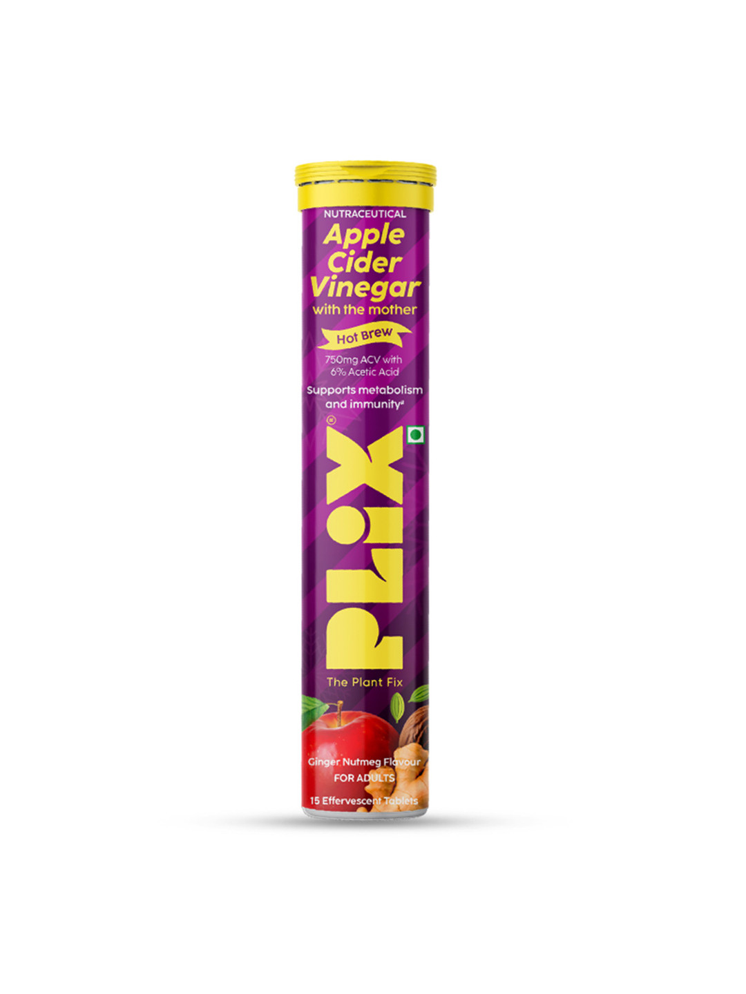 PLIX THE PLANT FIX Hot Brew Effervescent With Vitamins - 15 Tablets