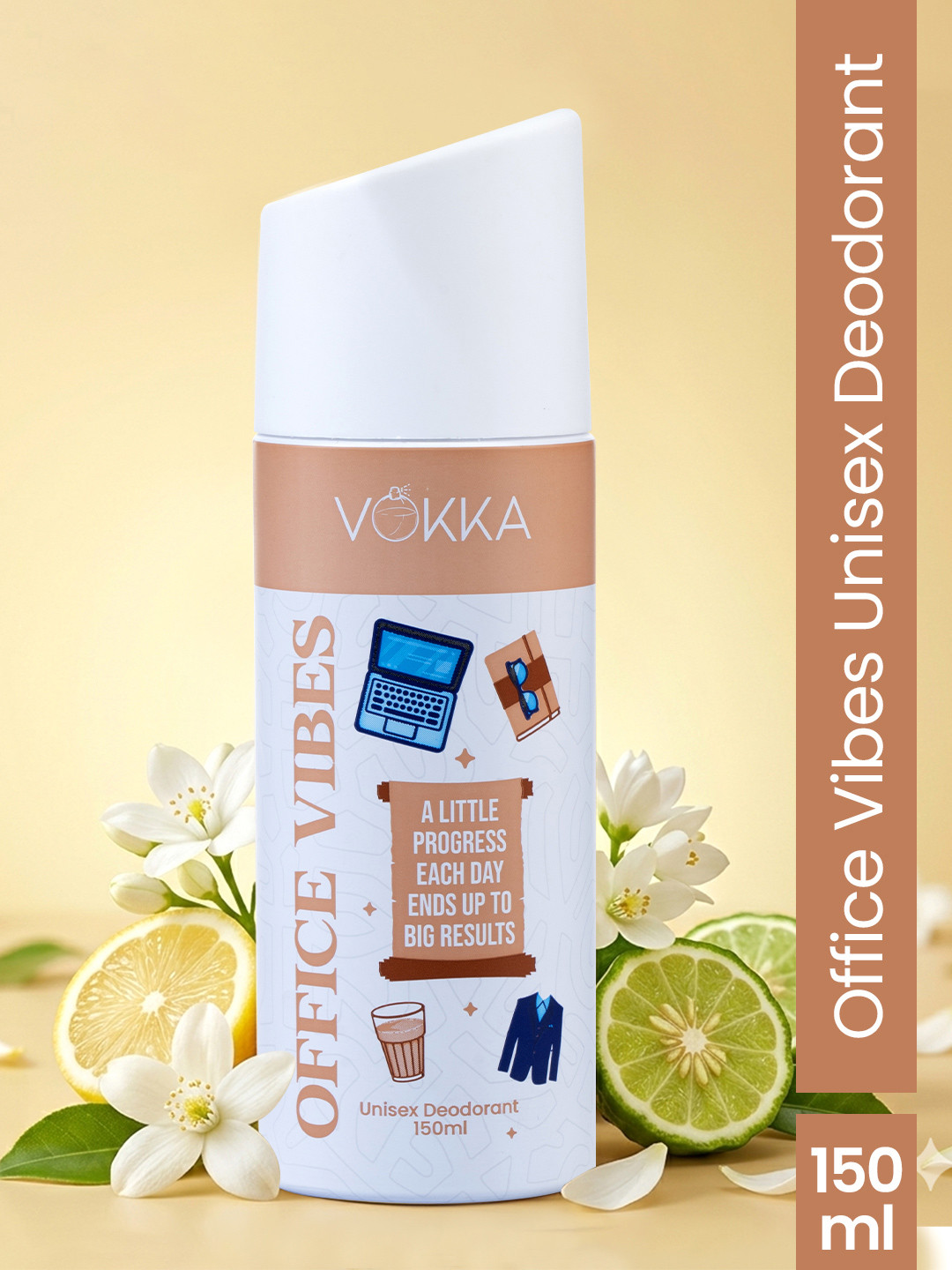 VOKKA Unisex Office Vibes Long Lasting Deodorant Body Spray - 150ml